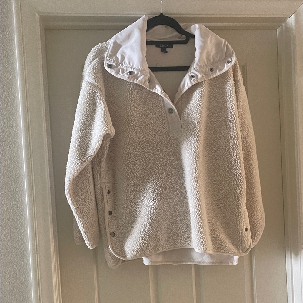 Chaps Cream Teddy Jacket